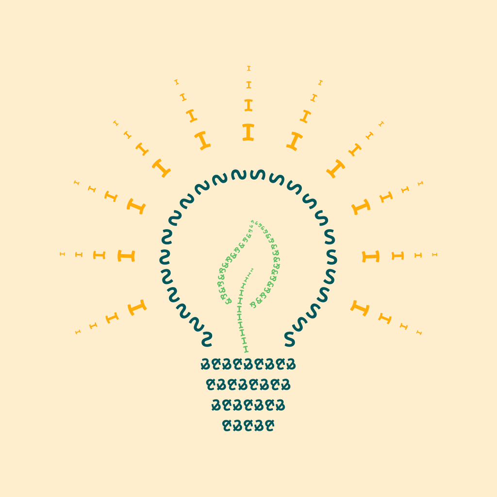 Graphic of bulb plant