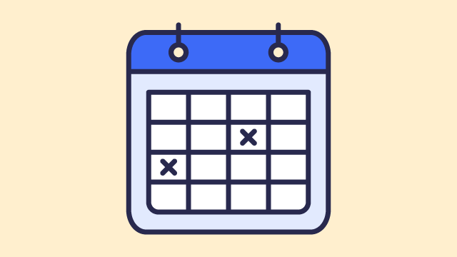 Illustration of a calendar