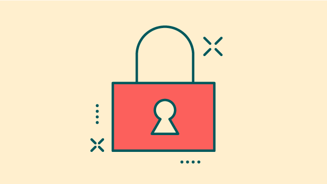 Illustration of a padlock