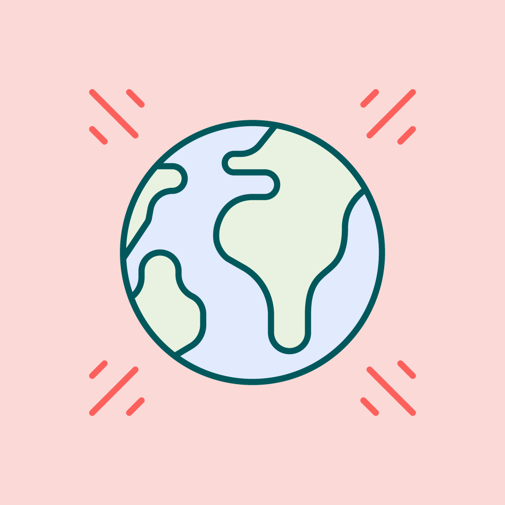 Illustration of the globe